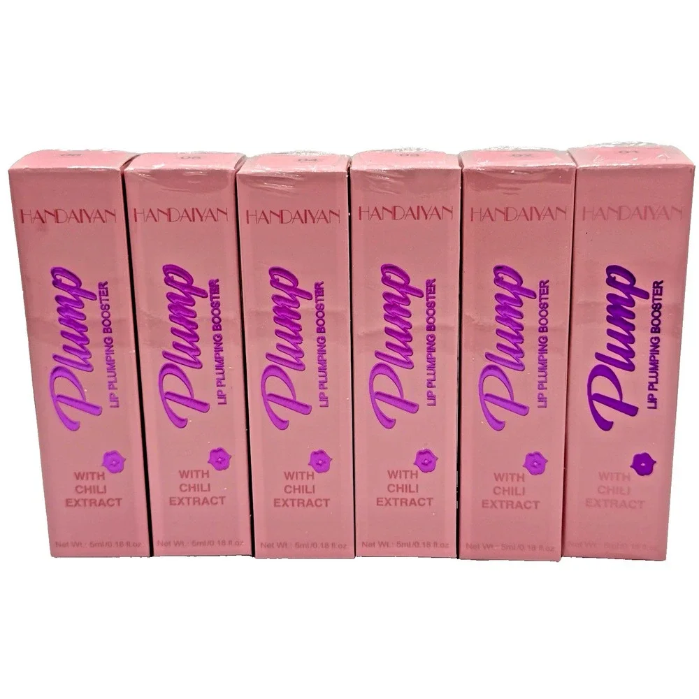Handaiyan Plump & Pout Lip Plumping Booster Full Set # 1- 6 New/Sealed 6 Pack